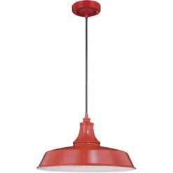 Brand New Patriot Lighting® Dorado Red Outdoor Pendant Light