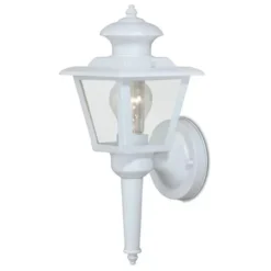 Brand New Patriot Lighting® Colonial Ii White Outdoor Wall Light