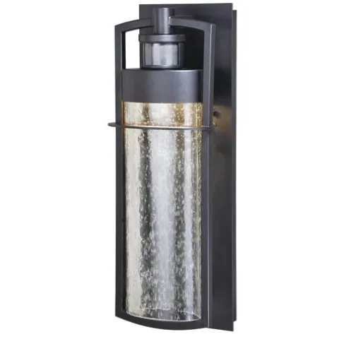 Brand New Patriot Lighting® Dualux® Logan Carbon Bronze Led Outdoor Wall Light