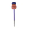 Brand New Patriot Lighting® Solar Integrated Led Patriotic Jar Landscape Light