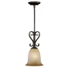 Brand New Patriot Lighting® Mavis Oil Brushed Bronze With Gold Accent 1-Light Mini Pendant
