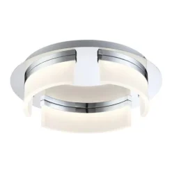 Brand New Patriot Lighting® Selah Chrome Integrated Led Flush Mount Ceiling Light