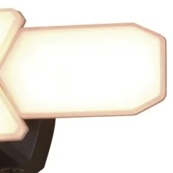 Brand New Patriot Lighting® Dualux Bronze Led 4-Head Motion Sensor Outdoor Security Flood Light