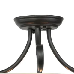 Brand New Patriot Lighting® Babylon Oil Burnished Bronze Semi-Flush Mount Ceiling Light