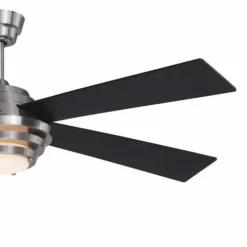 Brand New Patriot Lighting™ Kyoto 52″ Brushed Nickel Indoor Integrated Led Ceiling Fan
