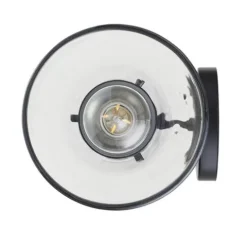 Brand New Patriot Lighting® Connell Matte Black 1-Light Vanity Light