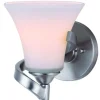 Brand New Patriot Lighting® Dee Brushed Nickel 1-Light Vanity Light
