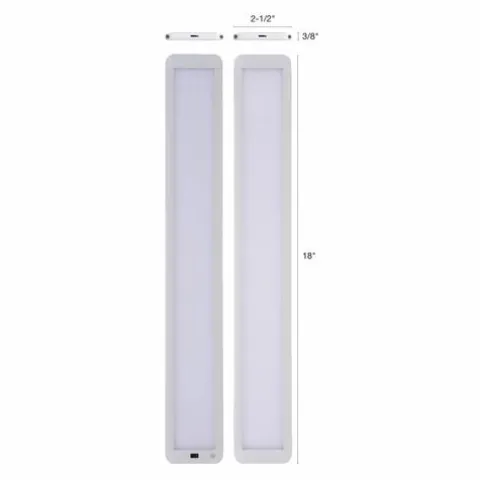 Brand New Patriot Lighting® 18″ Led Plug-In Under Cabinet Strip Light – 2 Pack