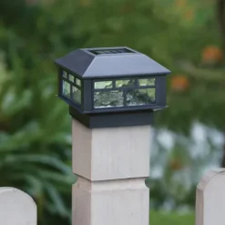 Brand New Patriot Lighting® Solar Integrated Led Sunbury Post Cap Landscape Light