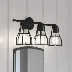 Brand New Patriot Lighting® Clybourn Oil Rubbed Bronze 3 Light Vanity Light