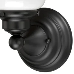 Brand New Patriot Lighting® Huntley Oil Rubbed Bronze 1 Light Vanity Light