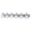 Brand New Patriot Lighting® Lasalle Brushed Nickel 6 Light Vanity Light