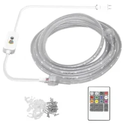 Budget Patriot Lighting® 16′ Plug-In Led Color-Changing Rope Light