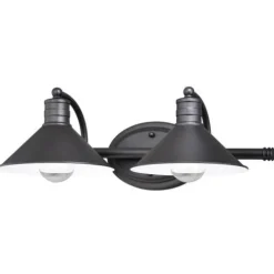 Budget Patriot Lighting® Akron Oil Rubbed Bronze 2 Light Vanity Light