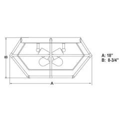 Budget Patriot Lighting® Bartlett Oil Rubbed Bronze 3 Light Flush Mount Ceiling Light