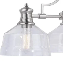 Budget Patriot Lighting® Beloit Satin Nickel 3 Light Chandelier