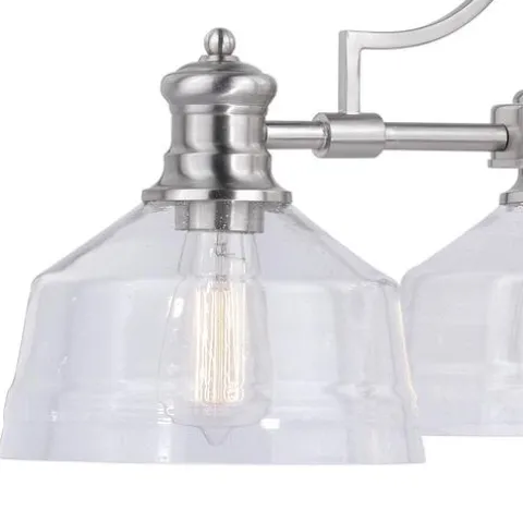 Budget Patriot Lighting® Beloit Satin Nickel 3 Light Chandelier