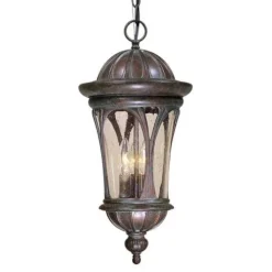 Budget Patriot Lighting® Cambria Royal Bronze Outdoor Pendant Light