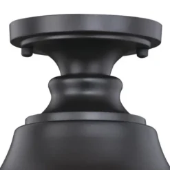 Budget Patriot Lighting® Delano Oil-Burnished Bronze Outdoor Flush Mount Light