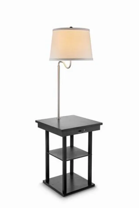 Budget Patriot Lighting® Ellen End Table Floor Lamp