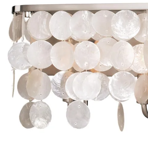 Budget Patriot Lighting® Elsa Satin Nickel 6 Light Vanity Light