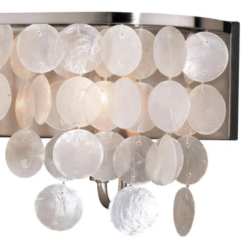 Budget Patriot Lighting® Elsa Satin Nickel 6 Light Vanity Light