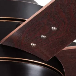 Budget Patriot Lighting™ Grand Haven Ii 62″ Oil-Rubbed Bronze Indoor Led Ceiling Fan