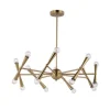 Budget Patriot Lighting® Greer 16-Light Antique Gold Chandelier