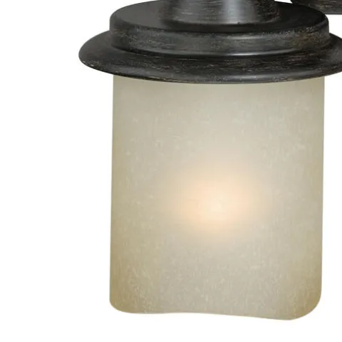 Budget Patriot Lighting® Halifax Black Walnut 2 Light Vanity Light