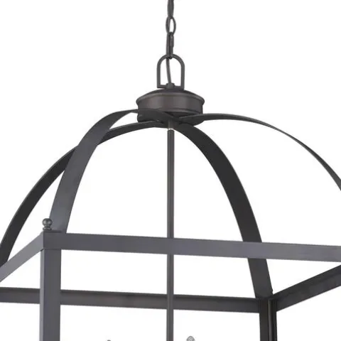 Budget Patriot Lighting® Juliet Architectural Bronze 8 Light Pendant
