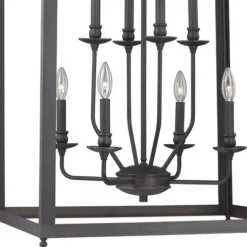 Budget Patriot Lighting® Juliet Architectural Bronze 8 Light Pendant
