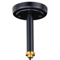 Budget Patriot Lighting® Kassidy Black Mini Pendant