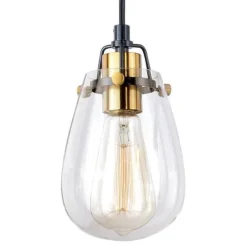 Budget Patriot Lighting® Kassidy Black Mini Pendant