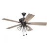 Budget Patriot Lighting™ Manchester Ii 52″ Bronze Indoor Led Ceiling Fan