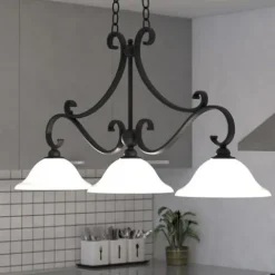 Budget Patriot Lighting® Monrovia Oil Burnished Bronze 3 Light Chandelier
