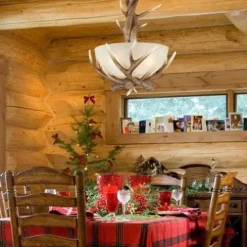 Budget Patriot Lighting® Norwood Black Walnut 3-Light Pendant