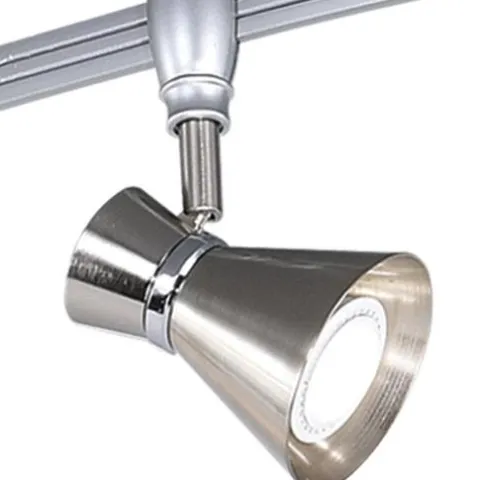 Budget Patriot Lighting® Sandra 5-Light Nickel Led Flexible Track Light