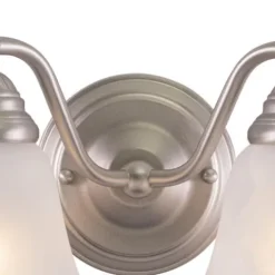 Budget Patriot Lighting® Standford Brushed Nickel 2 Light Vanity Light