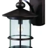 Budget Patriot Lighting® Tree House Oil-Rubbed Bronze Outdoor Wall Light