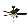 Budget Patriot Lighting™ Vienna Ii 42″ Oil-Rubbed Bronze Indoor Led Ceiling Fan
