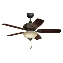 Budget Patriot Lighting™ Vienna Ii 42″ Oil-Rubbed Bronze Indoor Led Ceiling Fan