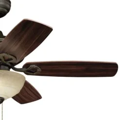Budget Patriot Lighting™ Vienna Ii 42″ Oil-Rubbed Bronze Indoor Led Ceiling Fan