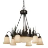 Budget Patriot Lighting® Yosemite Burnised Bronze 9 Light Chandelier