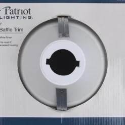 Buy Patriot Lighting® 6″ Enclosed Baffle Trim