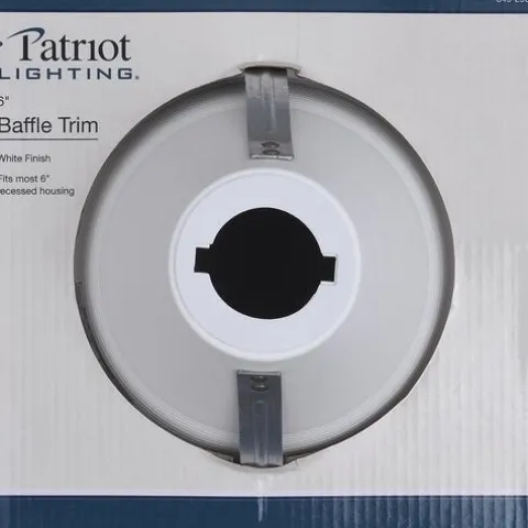 Buy Patriot Lighting® 6″ Enclosed Baffle Trim