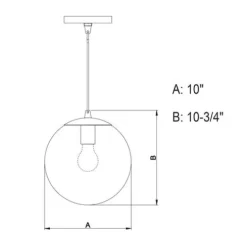 Buy Patriot Lighting® 630 Series Black Iron Pendant