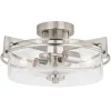 Buy Patriot Lighting® Addison Satin Nickel Semi-Flush Mount Ceiling Light