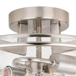 Buy Patriot Lighting® Addison Satin Nickel Semi-Flush Mount Ceiling Light