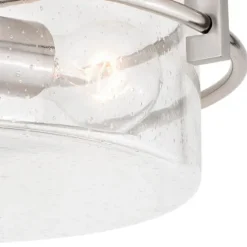 Buy Patriot Lighting® Addison Satin Nickel Semi-Flush Mount Ceiling Light