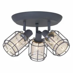 Buy Patriot Lighting® Dorian Matte Gray 3-Light Track Light
